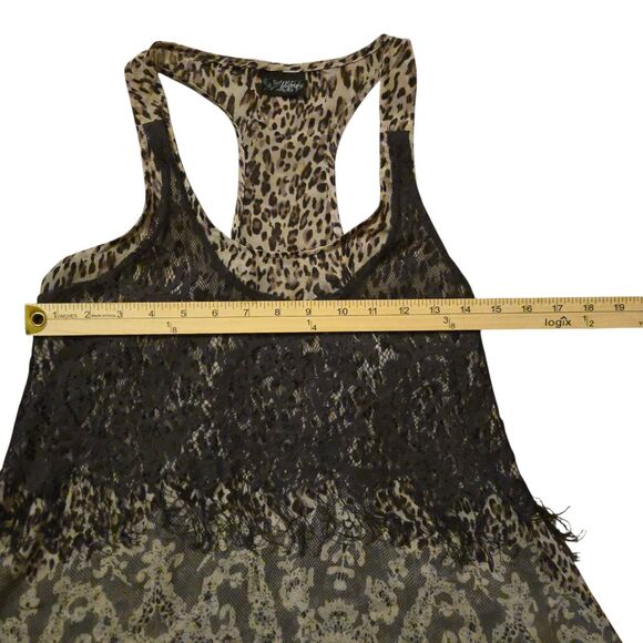 VTG Daytrip S Baby Doll Top Cheetah Animal Fairy Grunge Witchy 90's Y2K - Picture 8 of 10